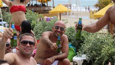 Santa Preri Jbeil Beach Party Santa Preri on Sunday  Lebanon