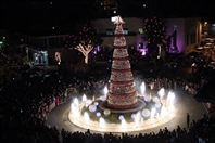 Outdoor Dhour Shweir Christmas Tree Lebanon