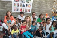 Around the World Social Event Shakira Opens School in Colombia Lebanon