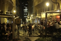Uruguay Street Beirut-Downtown Nightlife Uruguay Street on Saturday Night Lebanon