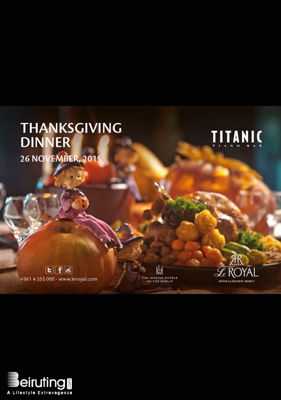 Titanic Restaurant Bar-Le Royal Dbayeh Nightlife Thanksgiving Dinner at Titanic Piano Bar Lebanon