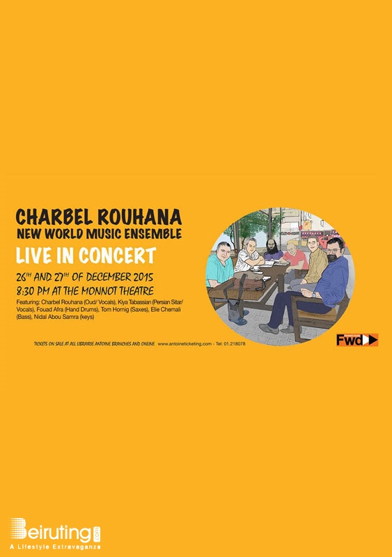 Theatre Monot Beirut-Monot Concert Charbel Rouhana - New World Music Ensemble Lebanon