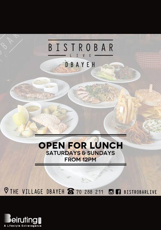 BistroBar Live Dbayeh Dbayeh Social Event Lunch at BistroBar Live Dbayeh Lebanon