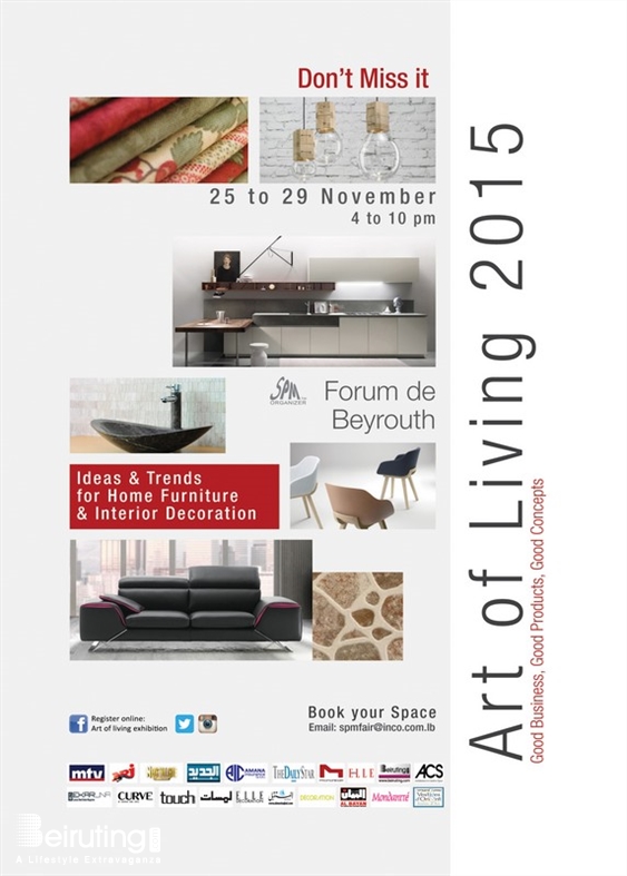 Forum de Beyrouth Beirut Suburb Exhibition Art of Living 2015 Lebanon