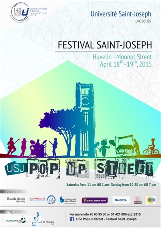 Activities Beirut Suburb University Event USJ Pop up Street - Festival Saint Joseph Lebanon