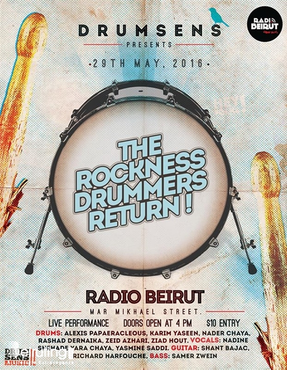 Radio Beirut Beirut-Gemmayze Concert The Rockness Drummers Return Lebanon