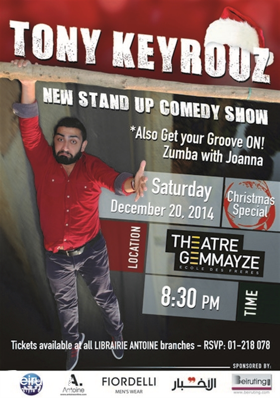 Activities Beirut Suburb Social Event Tony Keyrouz Stand Up Comedy Show  Lebanon