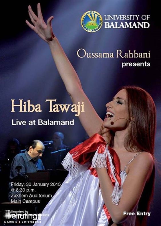 Activities Beirut Suburb University Event Hiba Tawaji Live at Balamand Lebanon