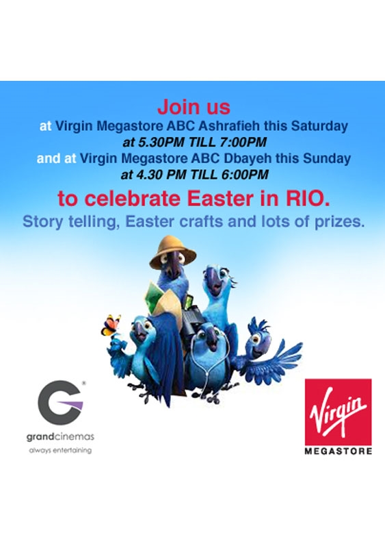 ABC Ashrafieh Beirut-Ashrafieh Social Event Virgin Megastore Easter in Rio Lebanon