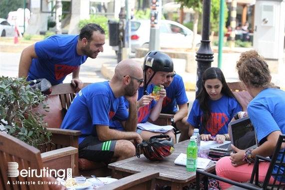 Activities Beirut Suburb Social Event Pedal Against Food Poverty LEB Lebanon