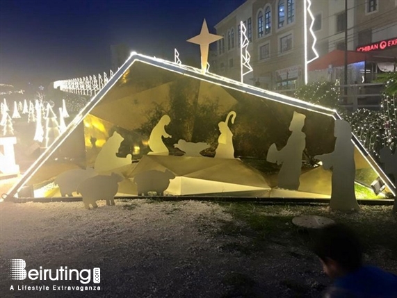 Outdoor Christmas Decoration in Jbeil Lebanon