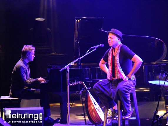 Music Hall Waterfront Beirut-Downtown Concert Dhafer Youssef at Baalback Festival Lebanon