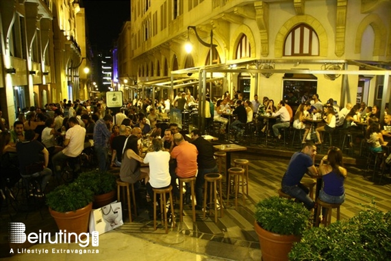 Uruguay Street Beirut-Downtown Nightlife Uruguay Street on Thursday Night  Lebanon