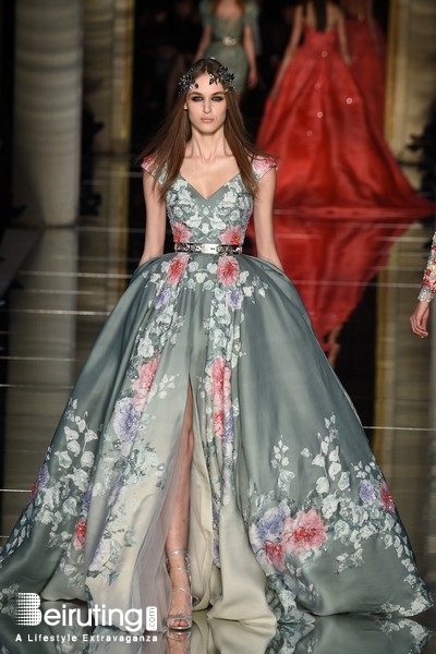 Around the World Fashion Show Zuhair Murad Spring Summer 2016 Collection at PFW Lebanon