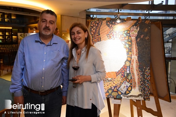 Kempinski Summerland Hotel  Damour Exhibition Mitchel Kanaan art exhibition Lebanon