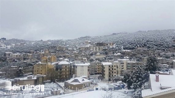 Lebanon covered by snow 2017 Photo Tourism Visit Lebanon