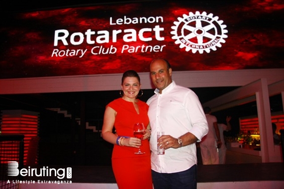 White  Beirut Suburb Nightlife Rotaract Club Massive Party Lebanon