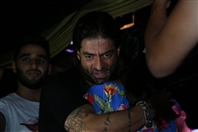 Metro Al Madina Beirut-Hamra Concert Fadee Andrawos Surrounded By his fans on stage Lebanon