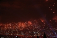 Trinidad Rooftop Jounieh Nightlife Jounieh Fireworks Show from Trinidad Lebanon
