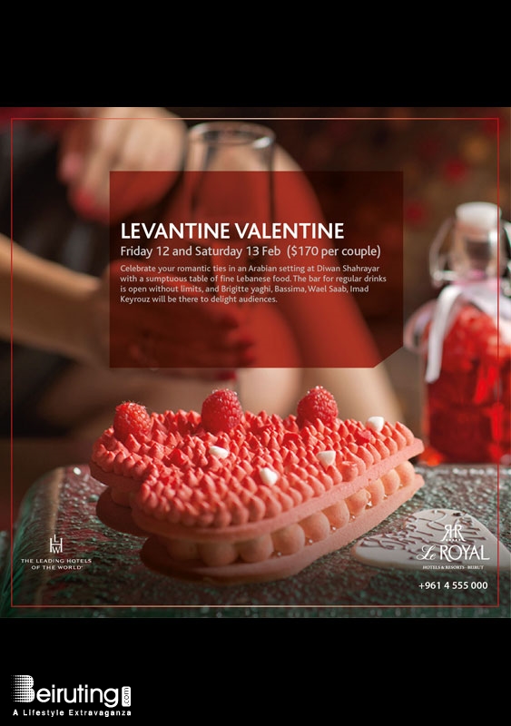 Diwan Shahrayar-Le Royal Dbayeh Nightlife Levantine Valentine at Diwan Shahrayar Lebanon