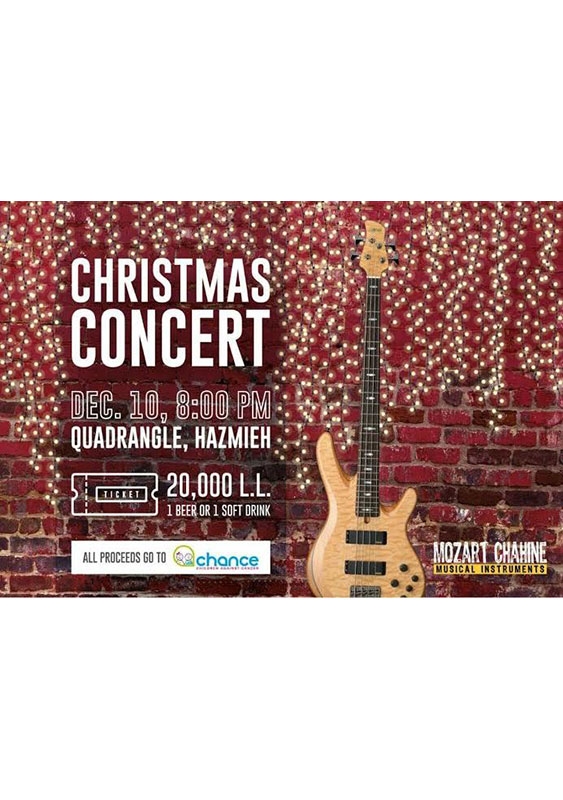 Quadrangle Hazmieh Nightlife Chance-Christmas Concert Lebanon