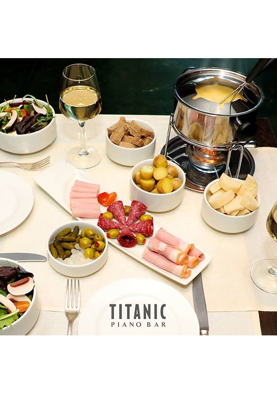 Titanic Restaurant Bar-Le Royal Dbayeh Social Event Cheese fondue nights at Titanic Piano Bar Lebanon