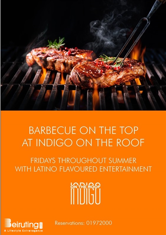Indigo on the Roof-Le Gray Beirut-Downtown Nightlife Live BBQ Fridays at Indigo on the Roof Lebanon