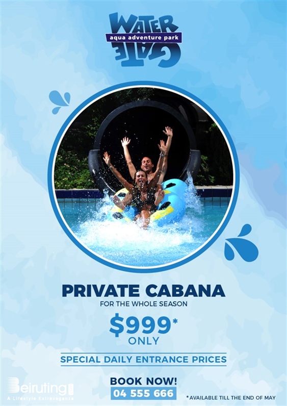 Watergate Dbayeh Outdoor Watergate Cabana-May Promotion Lebanon