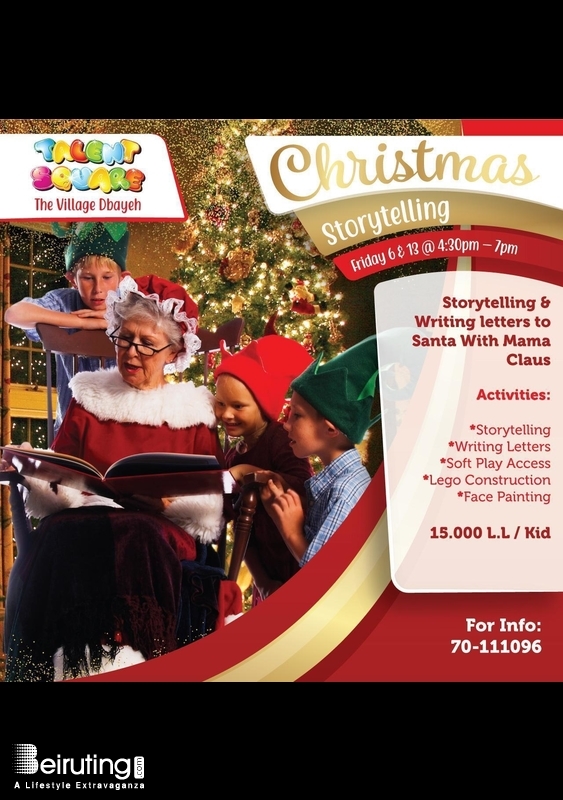 The Village Dbayeh Dbayeh Kids Christmas Storytelling WIth Mama Claus Lebanon