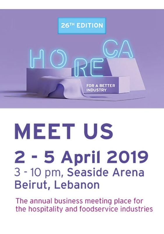 Beirut Waterfront Beirut-Downtown Exhibition Horeca Lebanon 2019 Lebanon