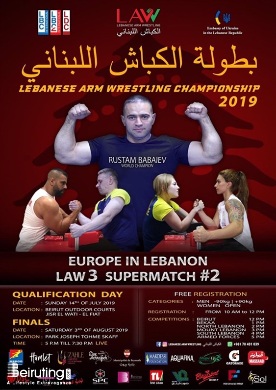 Activities Beirut Suburb Social Event Lebanese Arm Wrestling Championship 2019 Lebanon