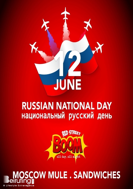 The Smallville Hotel Badaro Social Event Russian National Day at The Redstreet Boom Lebanon