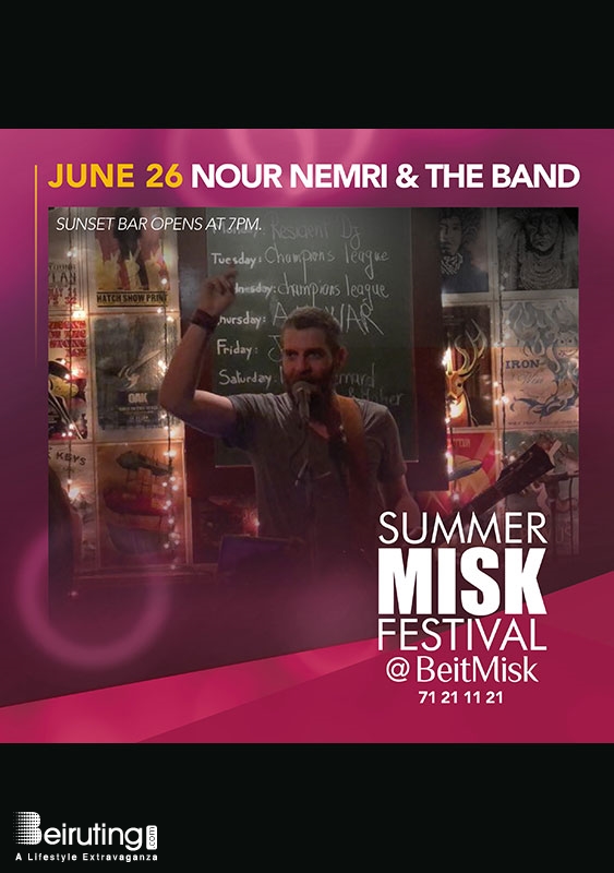 BeitMisk Dbayeh Festival Nour Nemri & The Band at Summer Misk Festival Lebanon