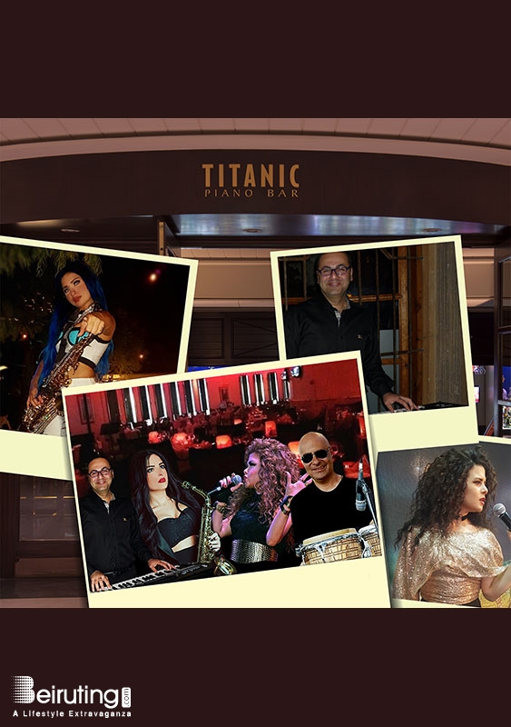 Titanic Restaurant Bar-Le Royal Dbayeh Nightlife Youmna and her band at Titanic Piano Bar Lebanon