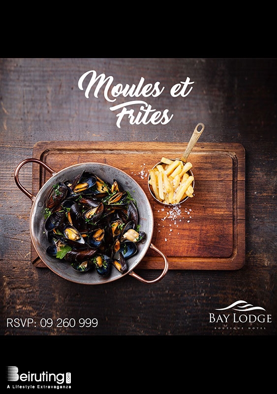 Bay Lodge Jounieh Nightlife Moules et Frites at Bay Lodge Lebanon