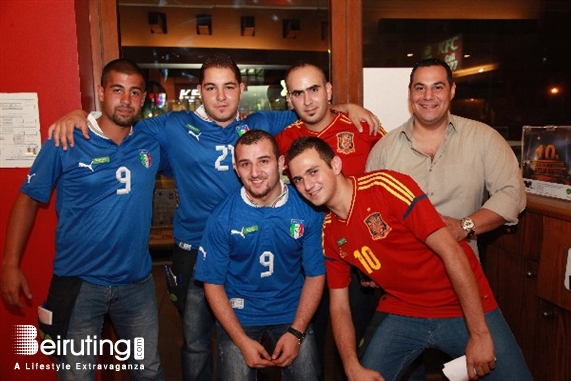 Zaatar W Zeit Beirut-Ashrafieh Euro 2012  Final Spain Vs Italy @ ZwZ Lebanon