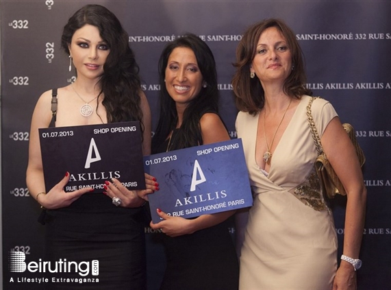 Around the World Social Event Haifa Wehbe at Akillis Opening Lebanon