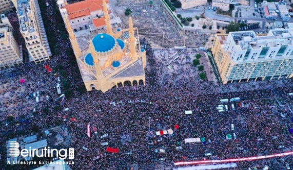 Outdoor Lebanon’s biggest protest-Revolution Lebanon