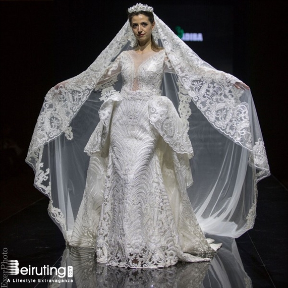 Fashion Show 'Diamond' Collection by Kuwaiti designer Adiba Al Mahboub lights Paris Lebanon