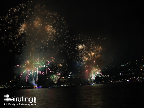 Everyday CAFE Jounieh Nightlife JIF Fireworks Show from Everyday Cafe Lebanon